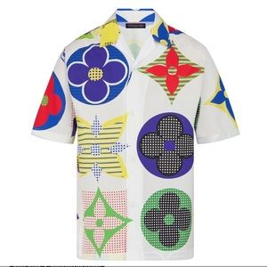 lv button down shirt